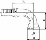 Foto CF 90° (6000 psi - SFS)