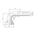 Foto CF 90° (6000 psi -SFS)